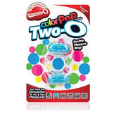Two-O Blue Dual Vibrating Pleasure Ring for Couples Play Cock Rings Vibrating